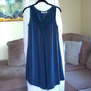 Bundle ⚡️2/$25 Cato Midi Summer Dress | Navy Blue Beach Dress